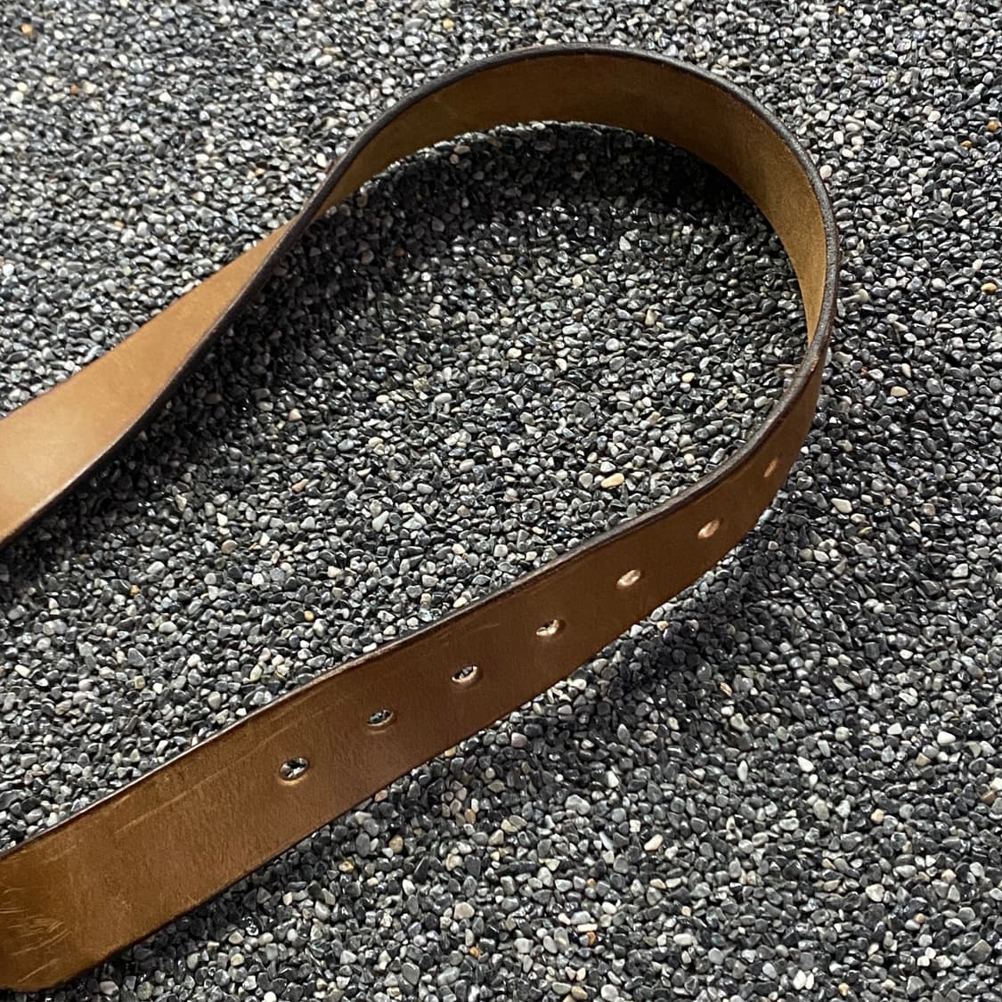 빈티지 브라운 벨트 B3754 상품이미지3
