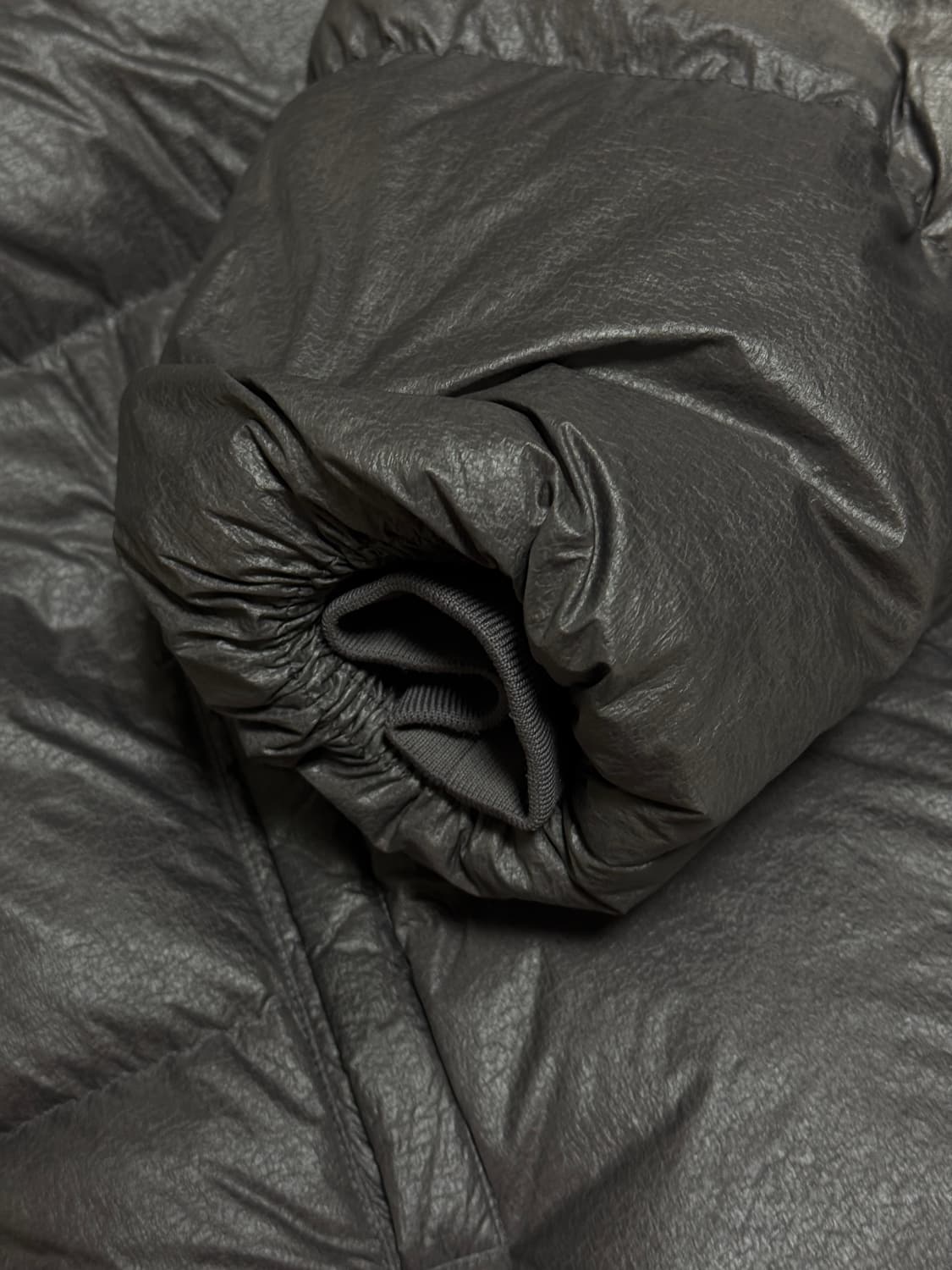 인사일런스 크랙 더블 레이어 다운 자켓 Brown L 상품이미지7