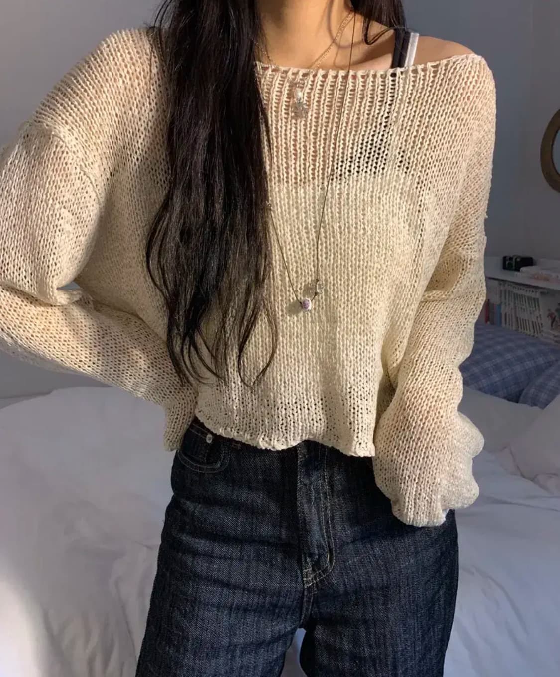 히피디피 리넨 린넨 데님 팬츠 바지 상품이미지3