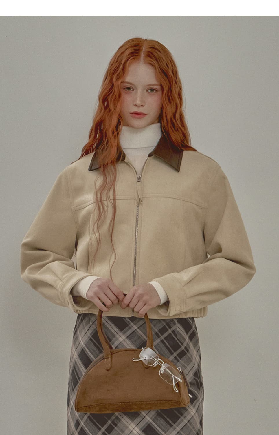 Twee 트위 스웨이드 블루종 상품이미지1