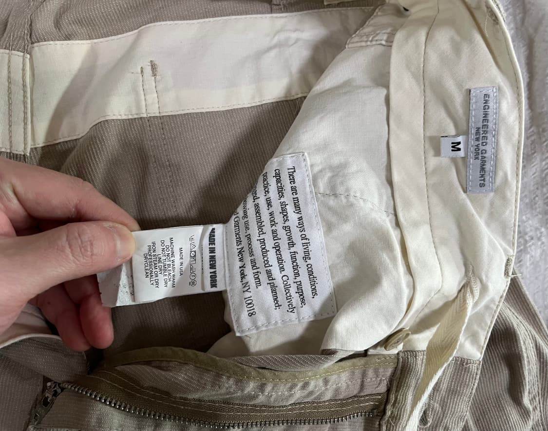 (M)엔지니어드가먼츠 그라운드 팬츠 (베이지) 상품이미지9