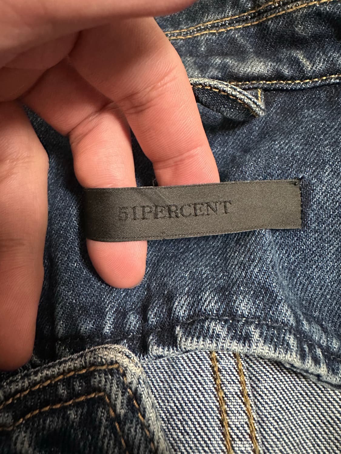 [L] 51퍼센트 Tunnel Lining denim Jacket 상품이미지3