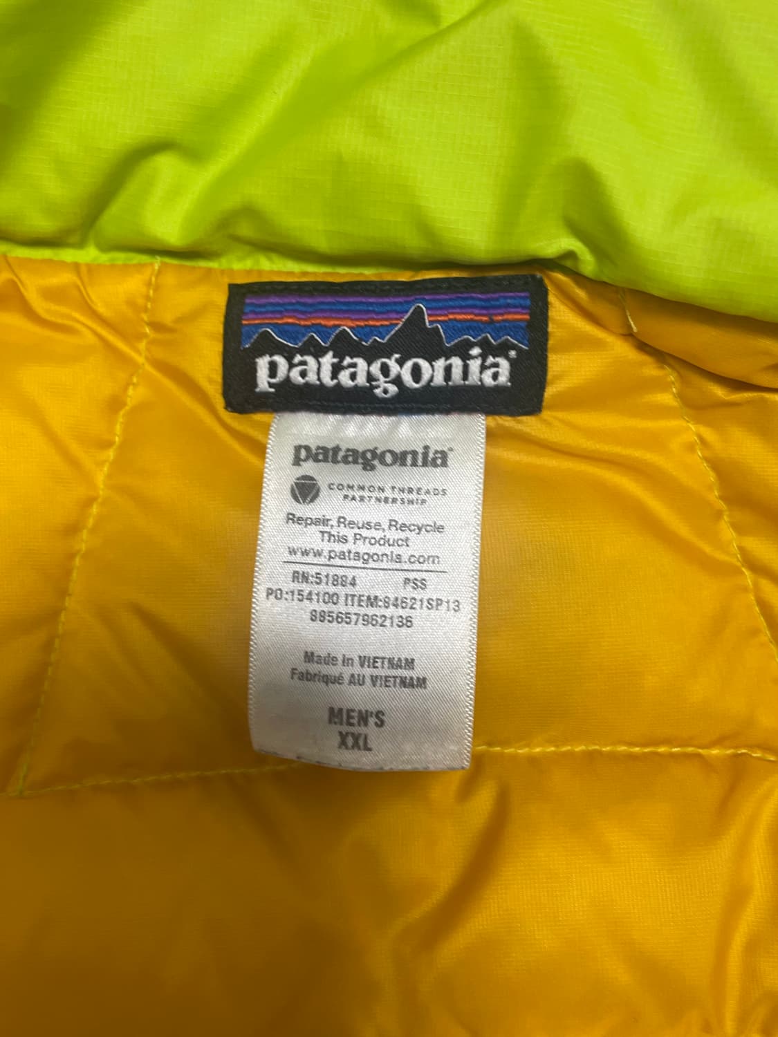 파타고니아 베스트 xxl 리얼멜론 상태매우굿 상품이미지3