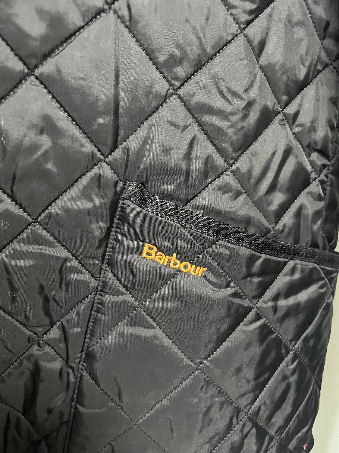 바버  남성블랙 퀼팅 자켓 상품이미지2