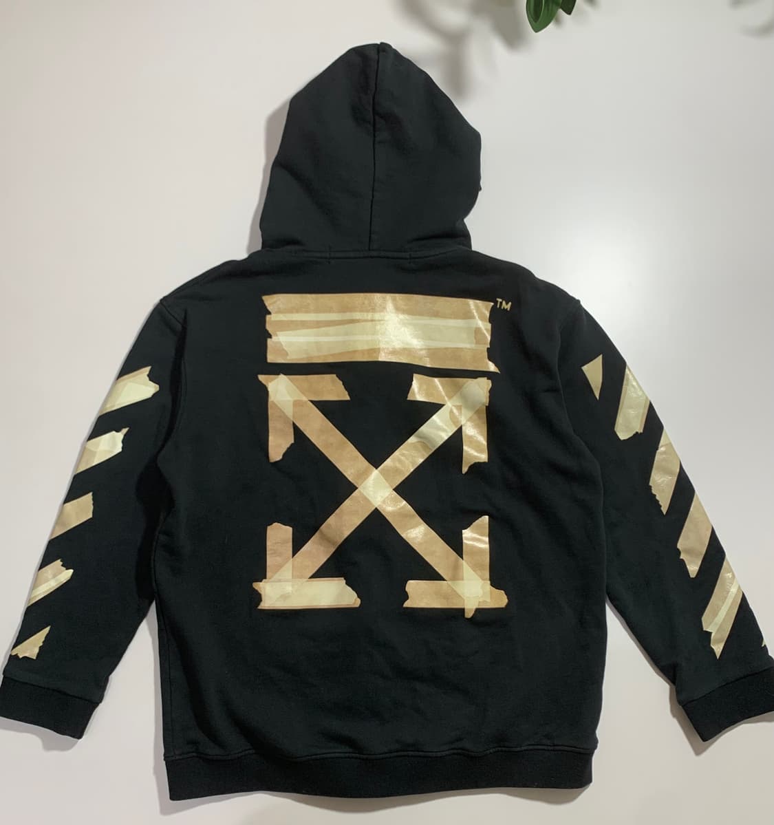 오프화이트 테이프 애로우 후드집업 XL 상품이미지5