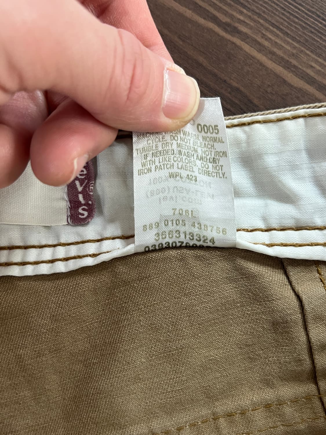 00s Levis 리바이스 카고 베이지 하프 팬츠 상품이미지9