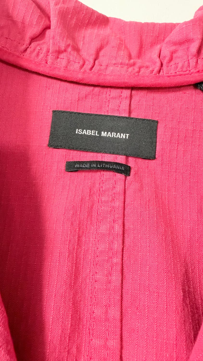 택달린 새상품) 이자벨 마랑 에팔린 벨티드 자켓 38 정가 120만원대 상품이미지5