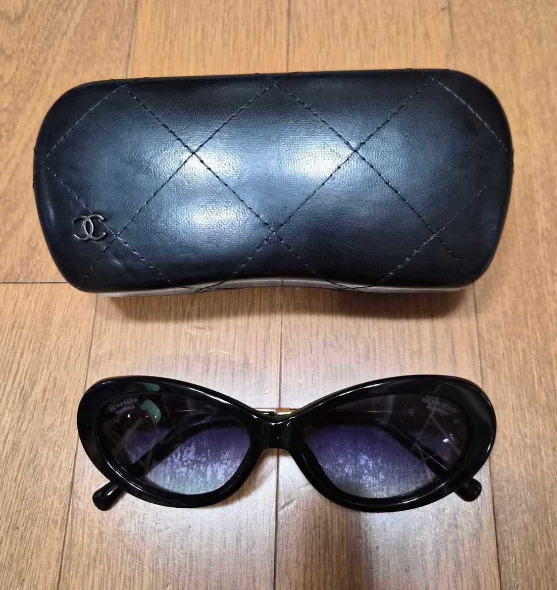 (정품) 샤넬 CC 로고 진주 선글라스 (명품 여자 안경테) 상품이미지3