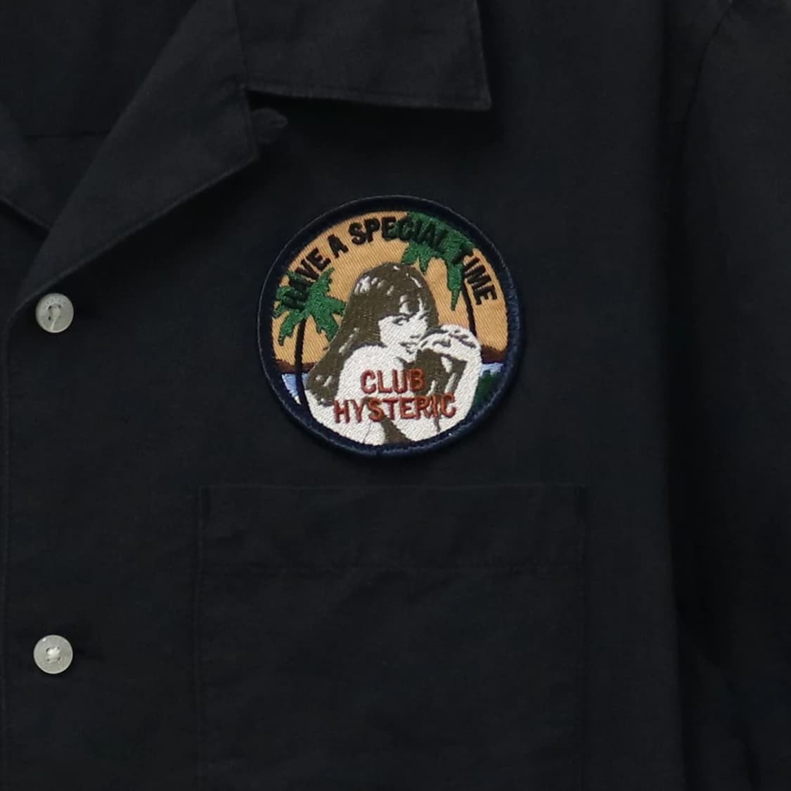 히스테릭글래머 로고 패치 반팔 셔츠 56406 상품이미지4