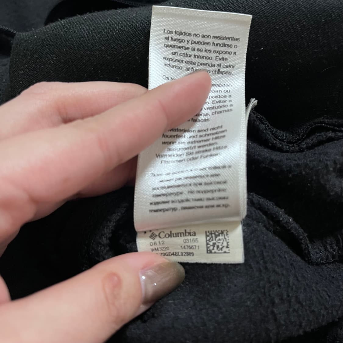 [정품] 콜롬비아 딥그레이 후리스 [ M ] 상품이미지6