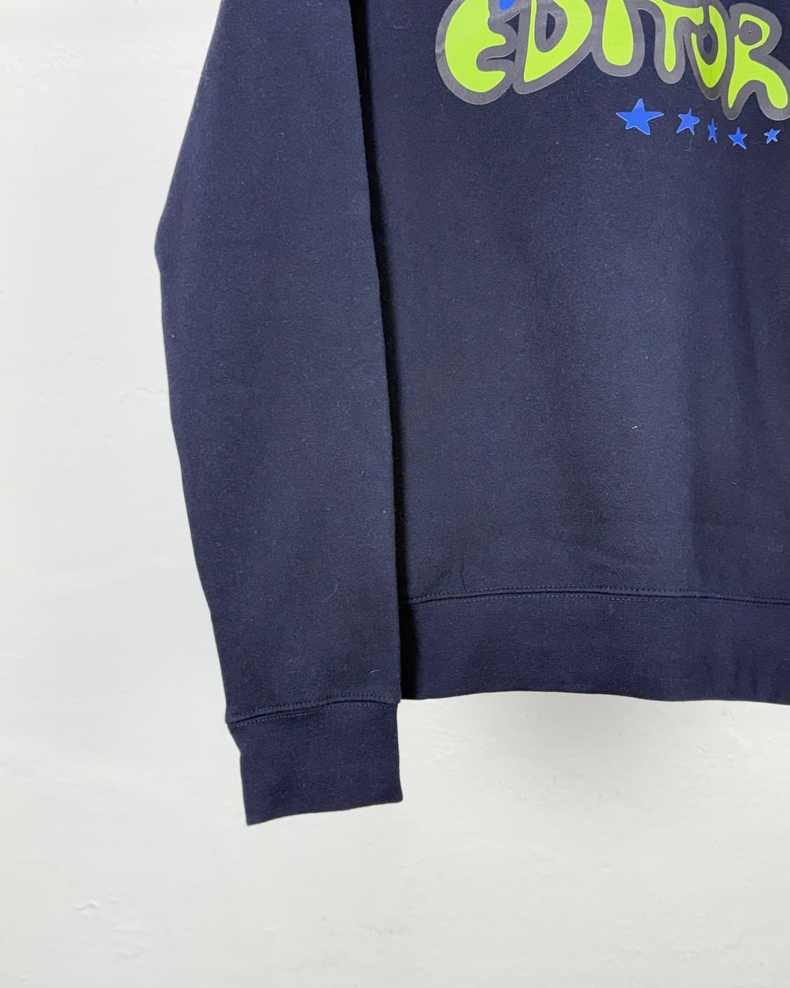 더 에디터 네이비 솔라 크루넥 스웨트 셔츠 상품이미지4