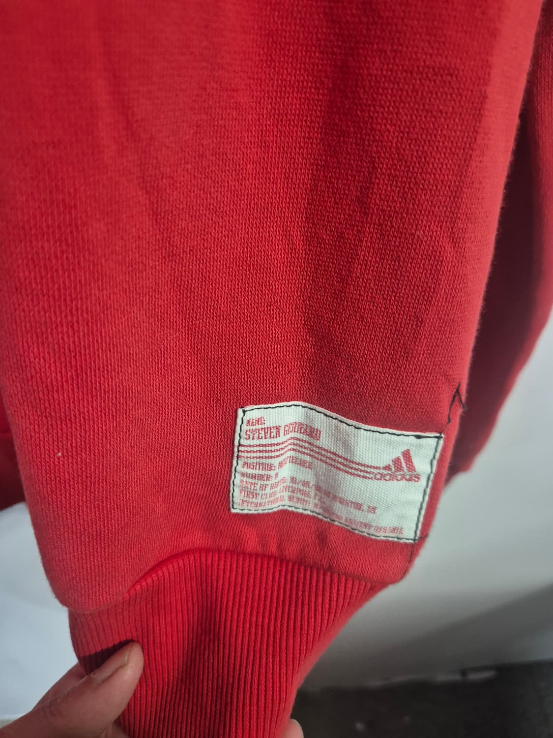  아디다스 삼선 빨간색 트랙 자켓 상품이미지6