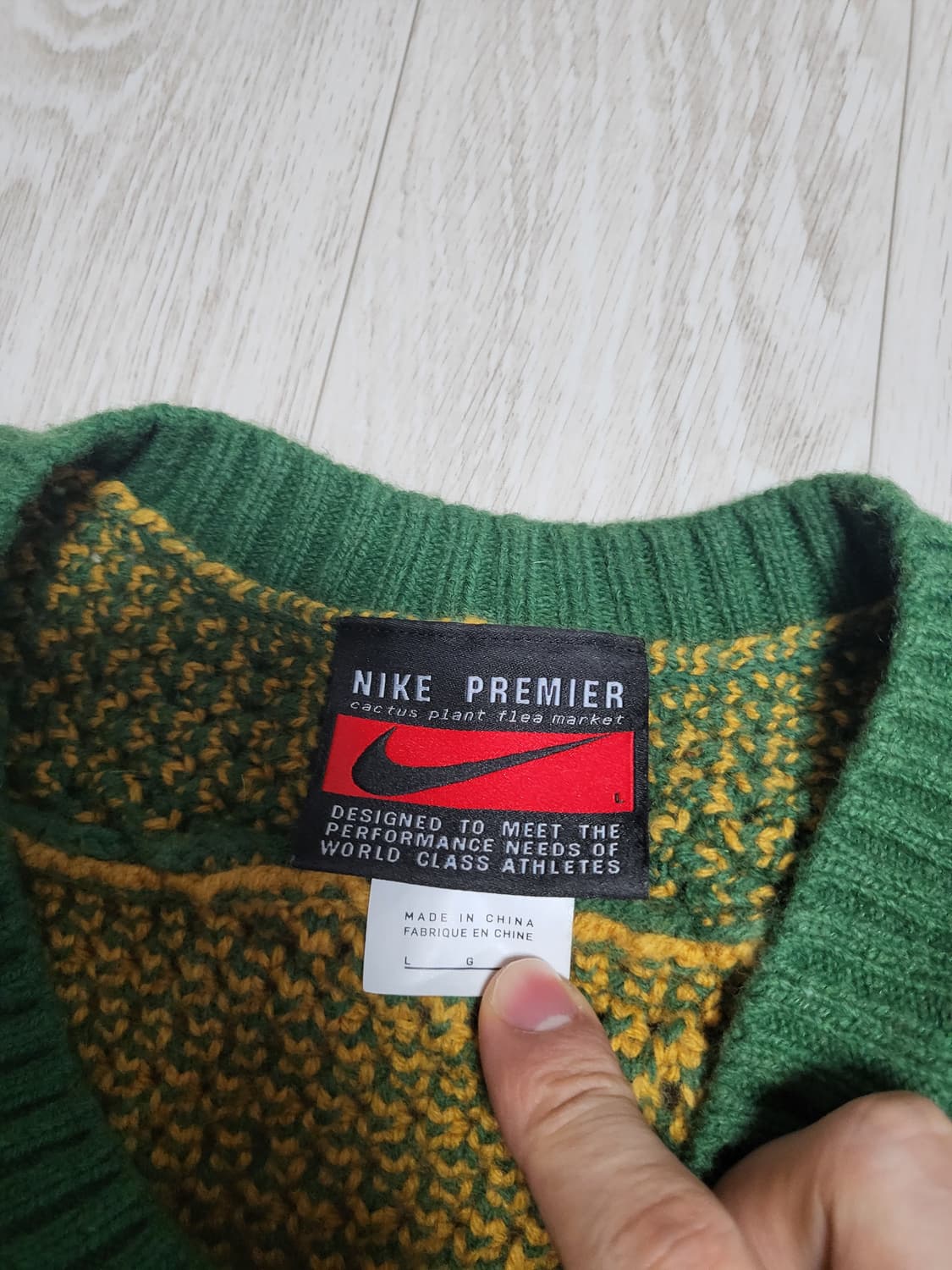 [L]nike X cpfm 크로쉐 니트 상품이미지3