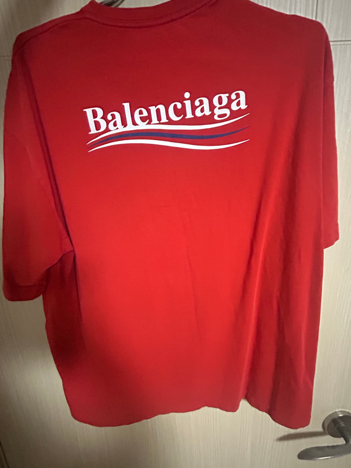 발렌시아가 폴리티컬 켐페인 반팔티 (M) 상품이미지2