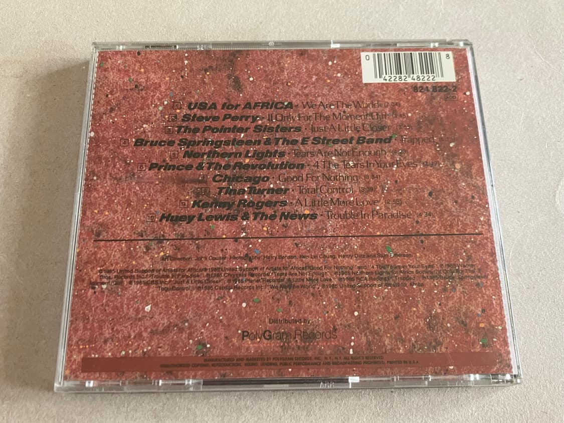 마이클잭슨 참여 We Are The World 팝 CD 상품이미지6