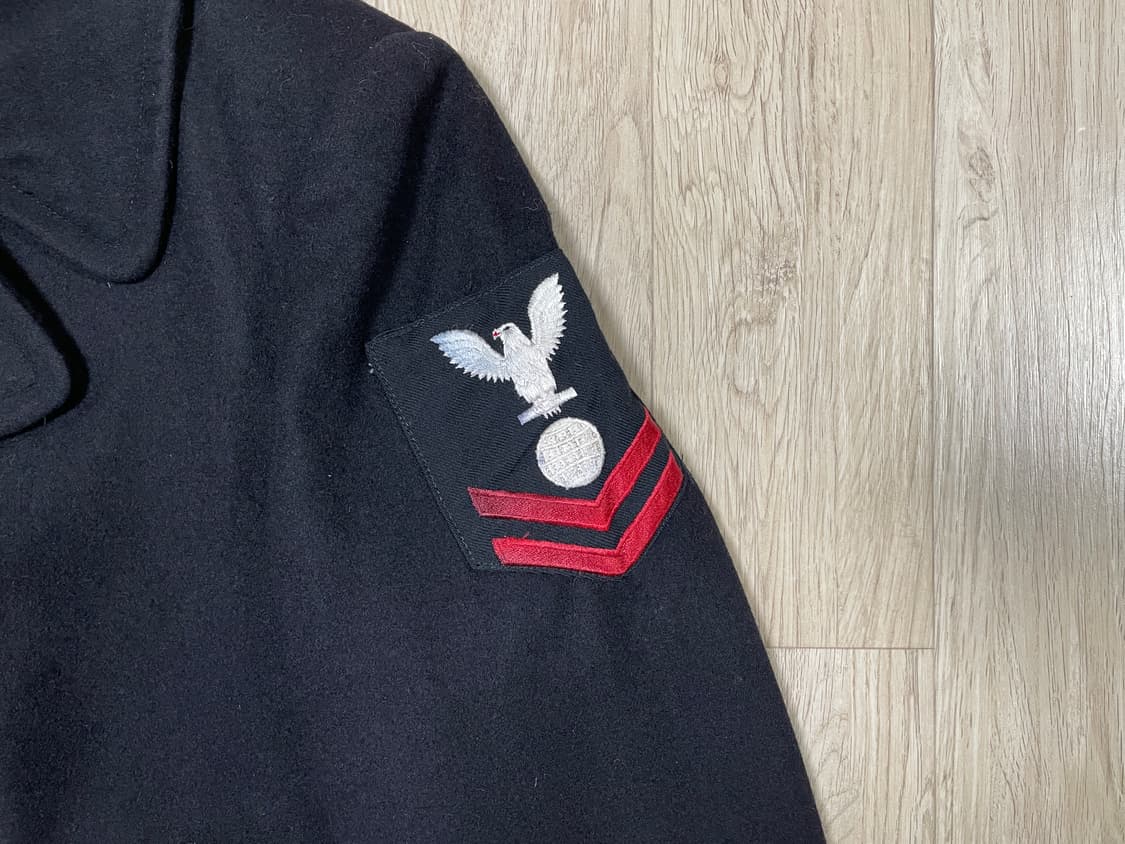 100) 80's 미군 미해군 블랙 울 피코트(RRL&LVC&폴로) 상품이미지8