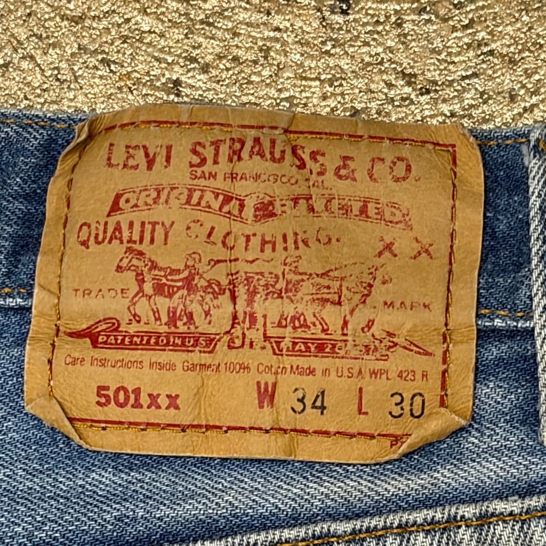 90s Made in USA  빈티지 리바이스 501XX 청바지 상품이미지9