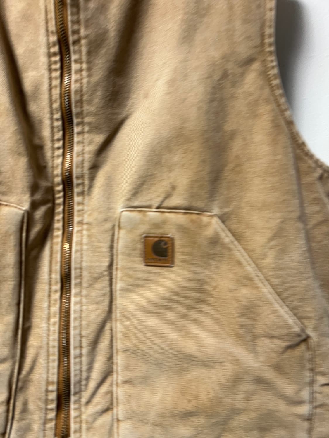 칼하트 V02 BRN 샌드스톤 덕 베스트 상품이미지3