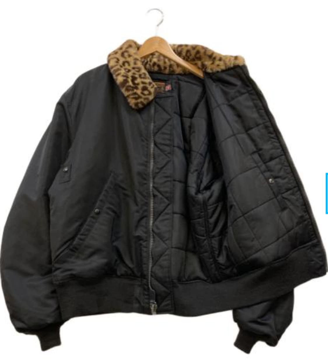 버즈릭슨 x ssz 레오파드 퍼 B-15D 항공 점퍼 상품이미지3