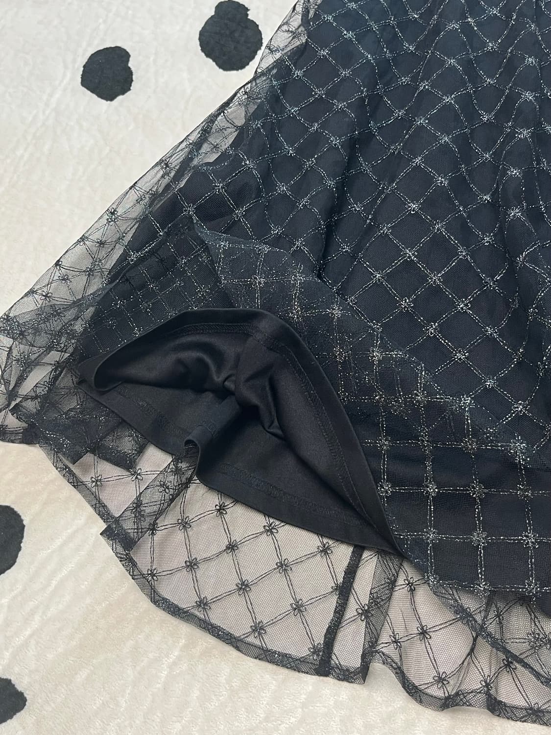 Black Long sha skirt 상품이미지2
