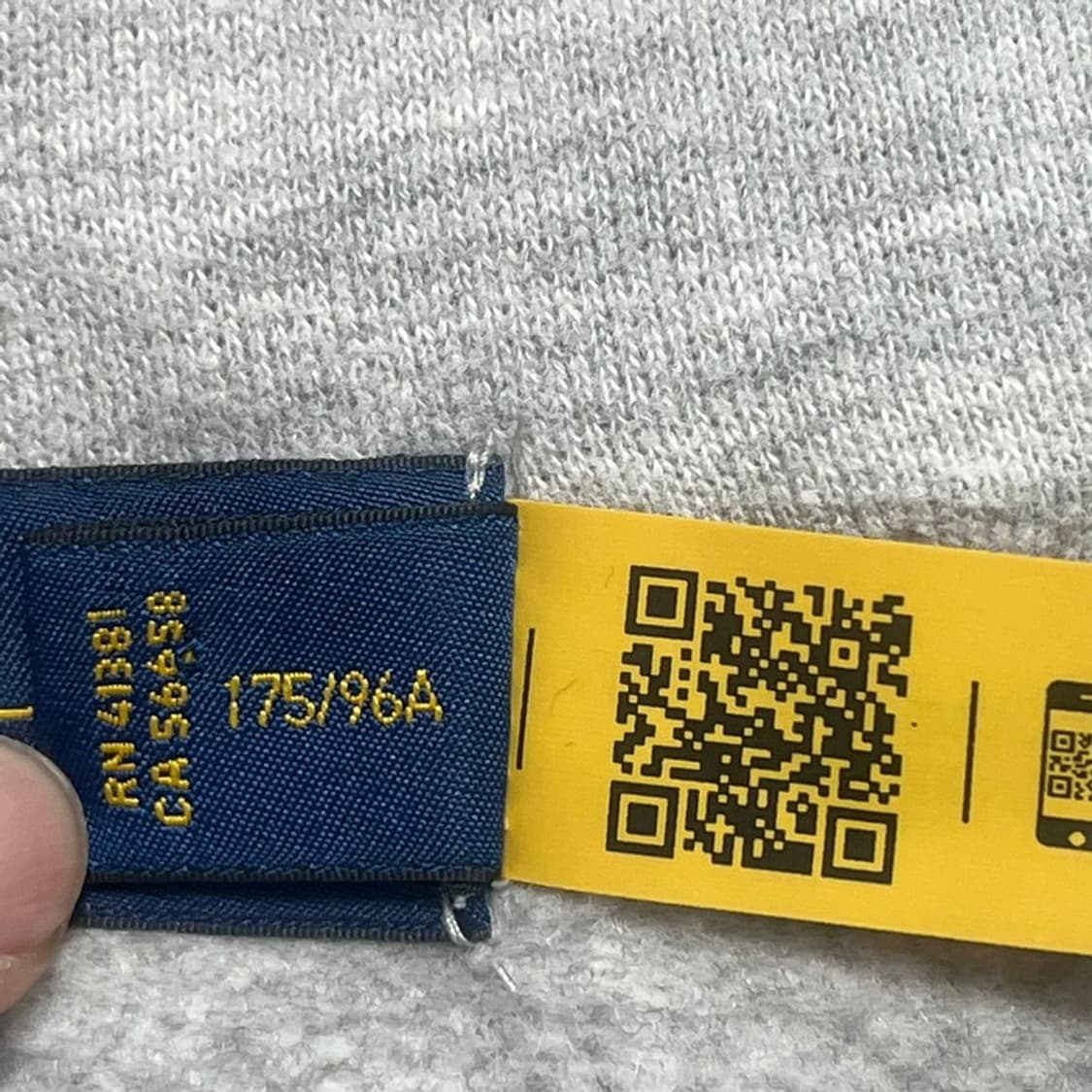 RALPH LAUREN 빅로고 후드티 그레이 L 상품이미지6