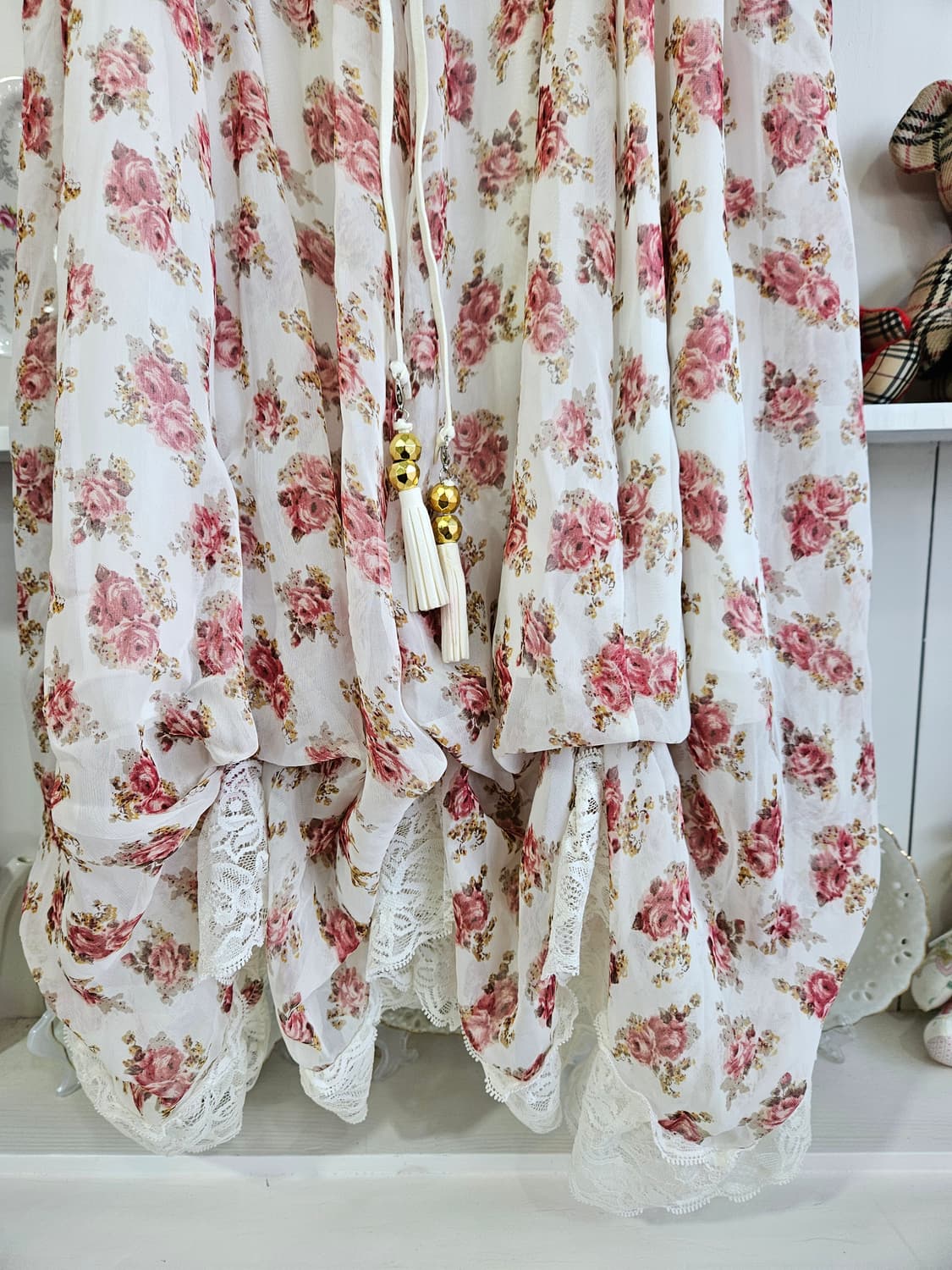 플라워 레이스 2way 뷔스티에 원피스 상품이미지6