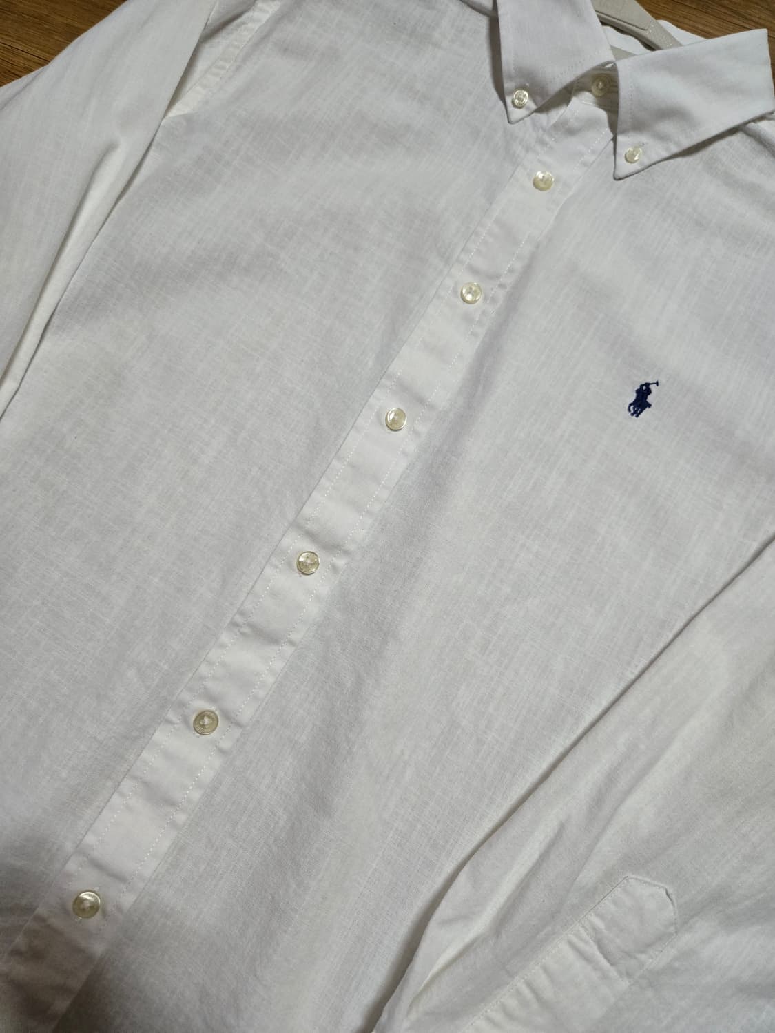 폴로 랄프로렌 남성 화이트 셔츠 상품이미지3