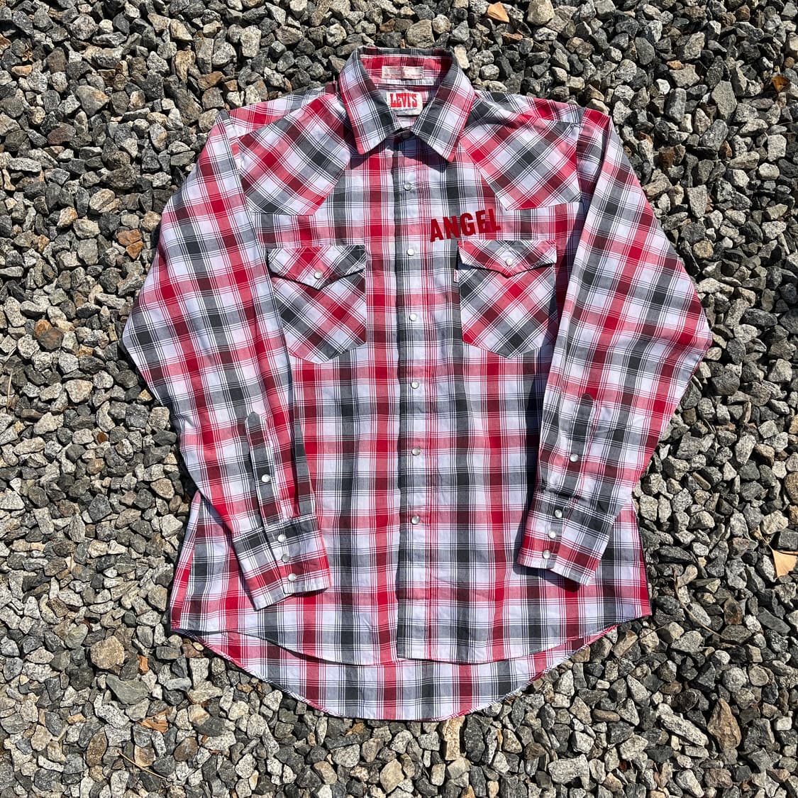 80-90s 빈티지 리바이스 셔츠 (메이드 코리아) 실측확인 상품이미지1