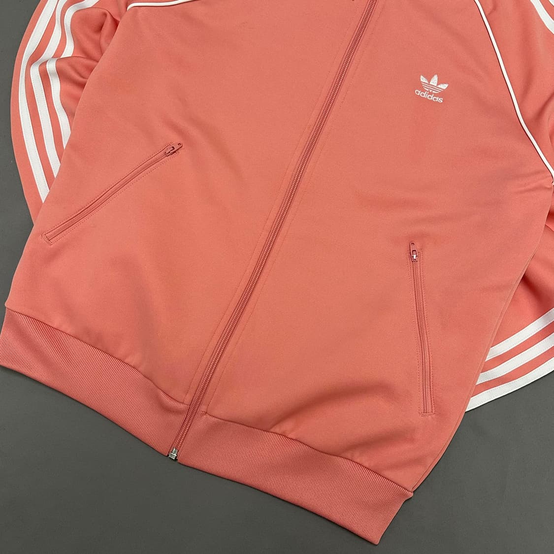 아디다스 신형 슈퍼스타 핑크 빈티지 져지 L 상품이미지5