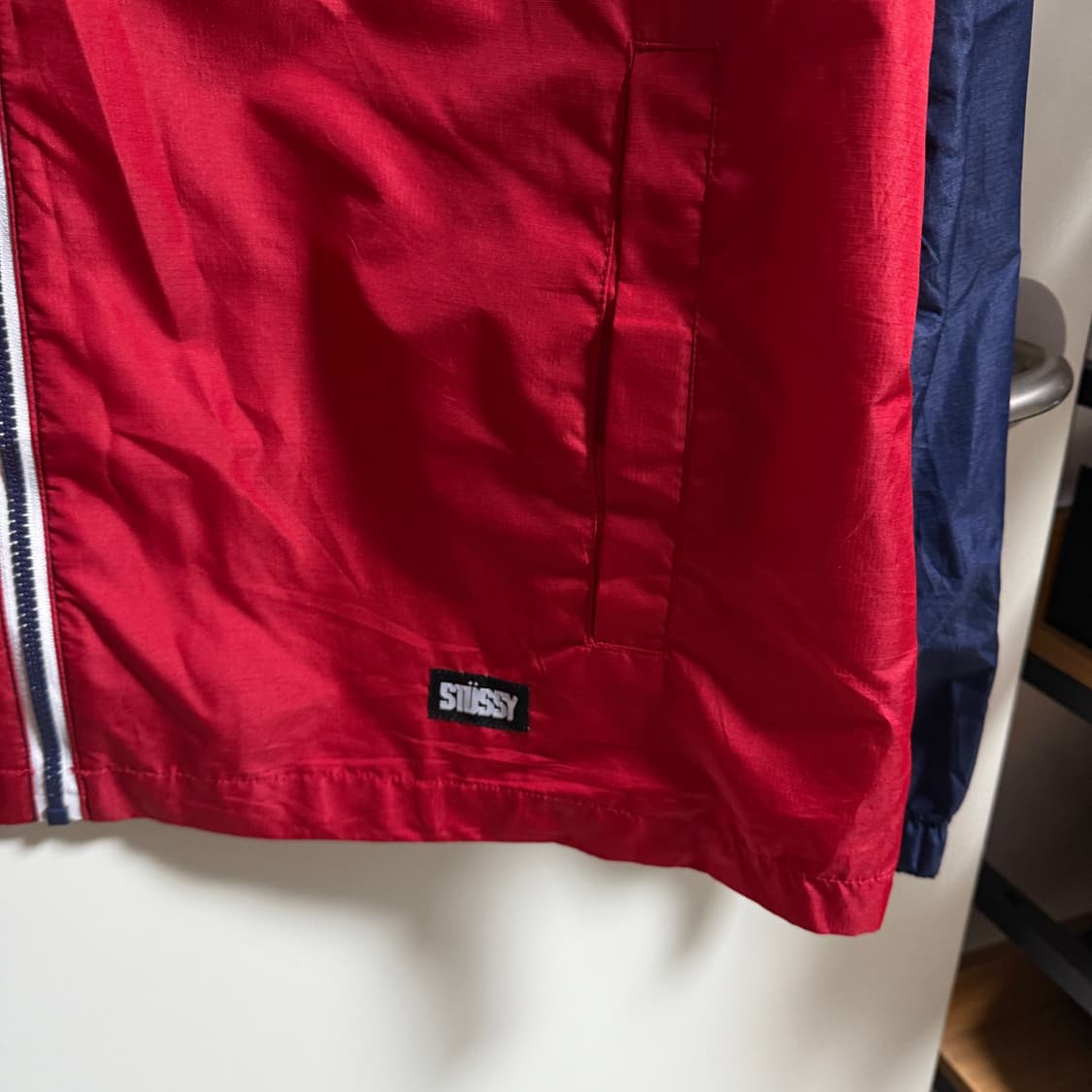 스투시 배색 바람막이 💙❤️ 상품이미지4