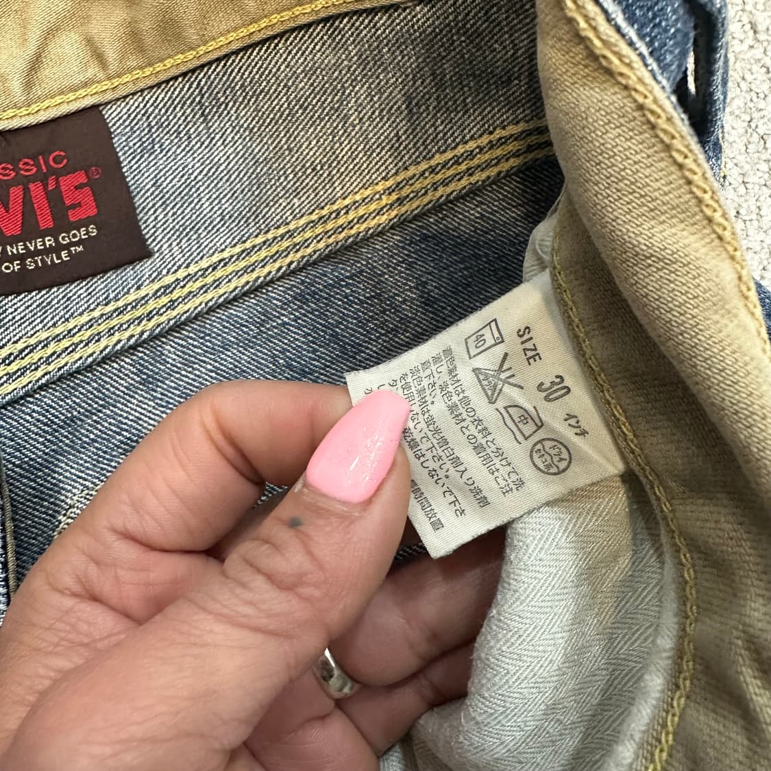 리바이스907 중청 페이드 부츠컷 팬츠(30) 상품이미지6