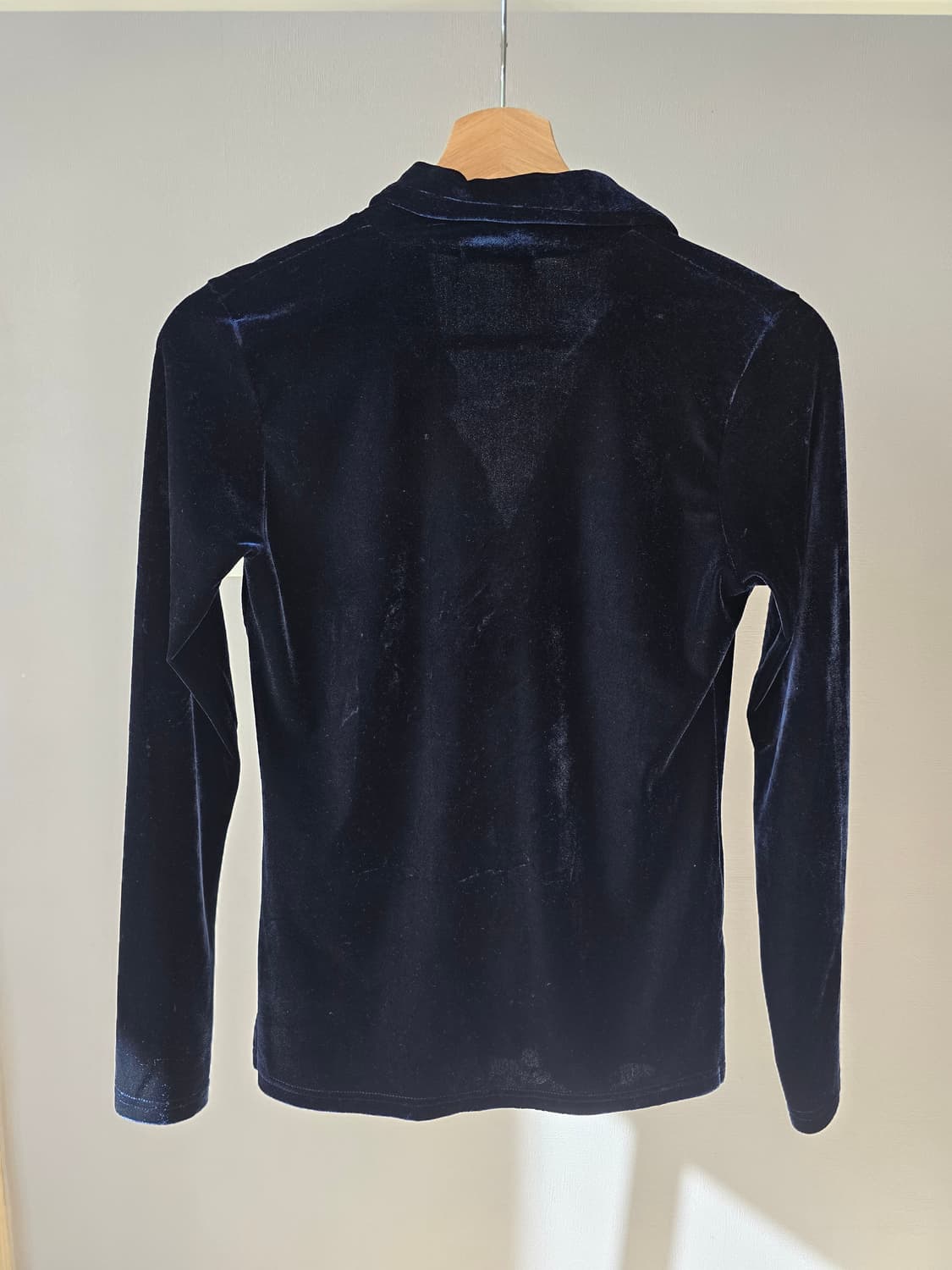 벨로아 셔츠 다크네이비 M 상품이미지5