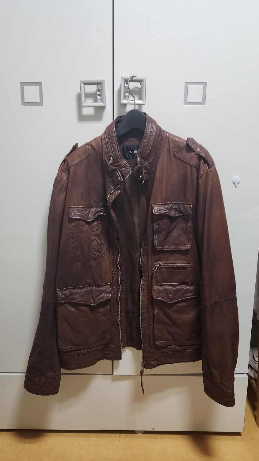애드호크(AD HOC) 브라운 양가죽 자켓 상품이미지3