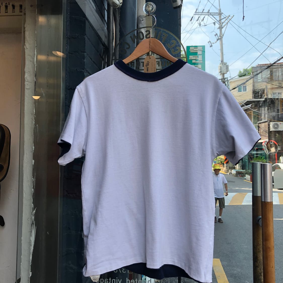 60/70s Reversible T-shirt-L 상품이미지4