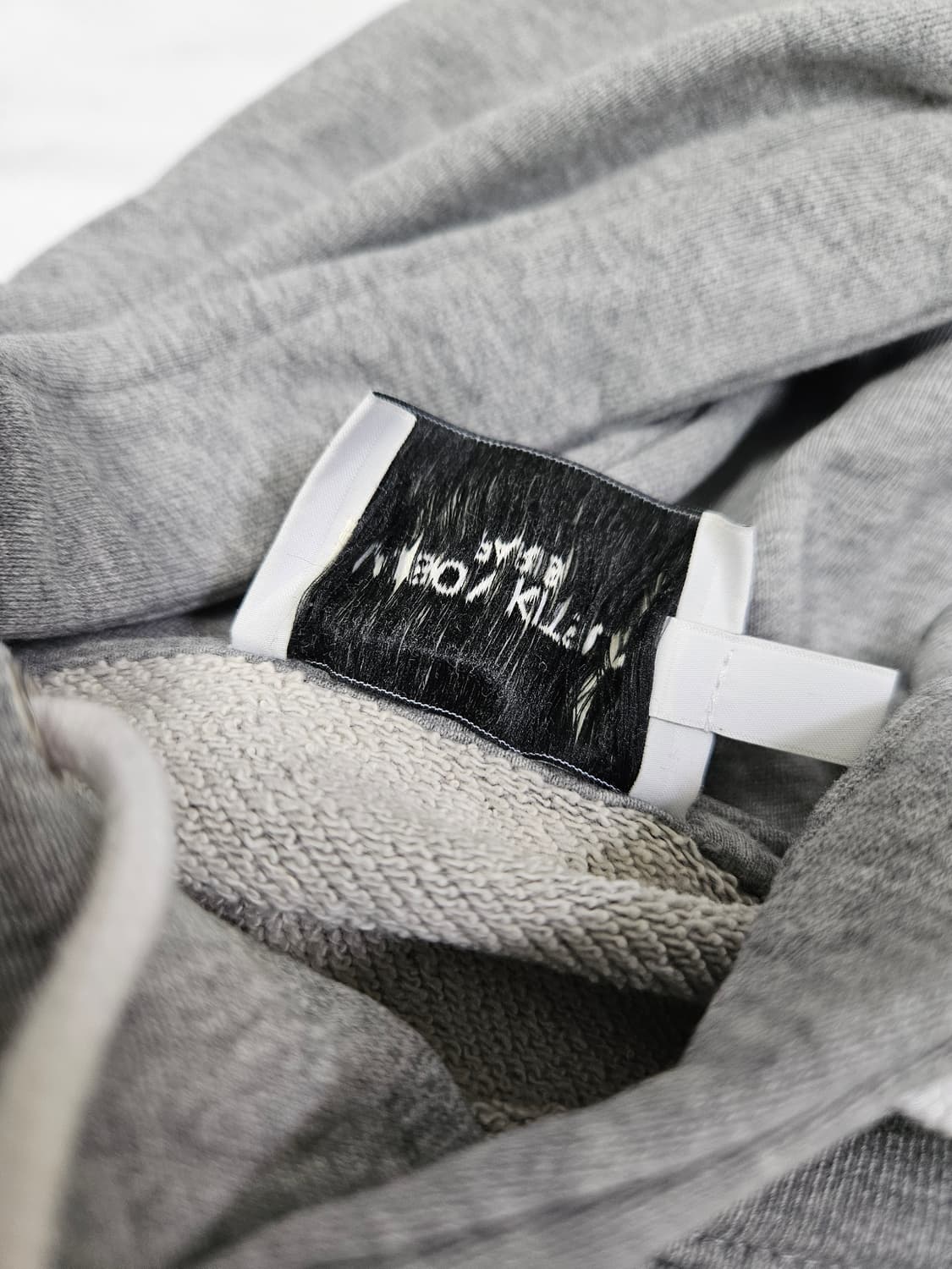 메종키츠네 정품 폭스헤드 후드티 그레이 S 상품이미지5