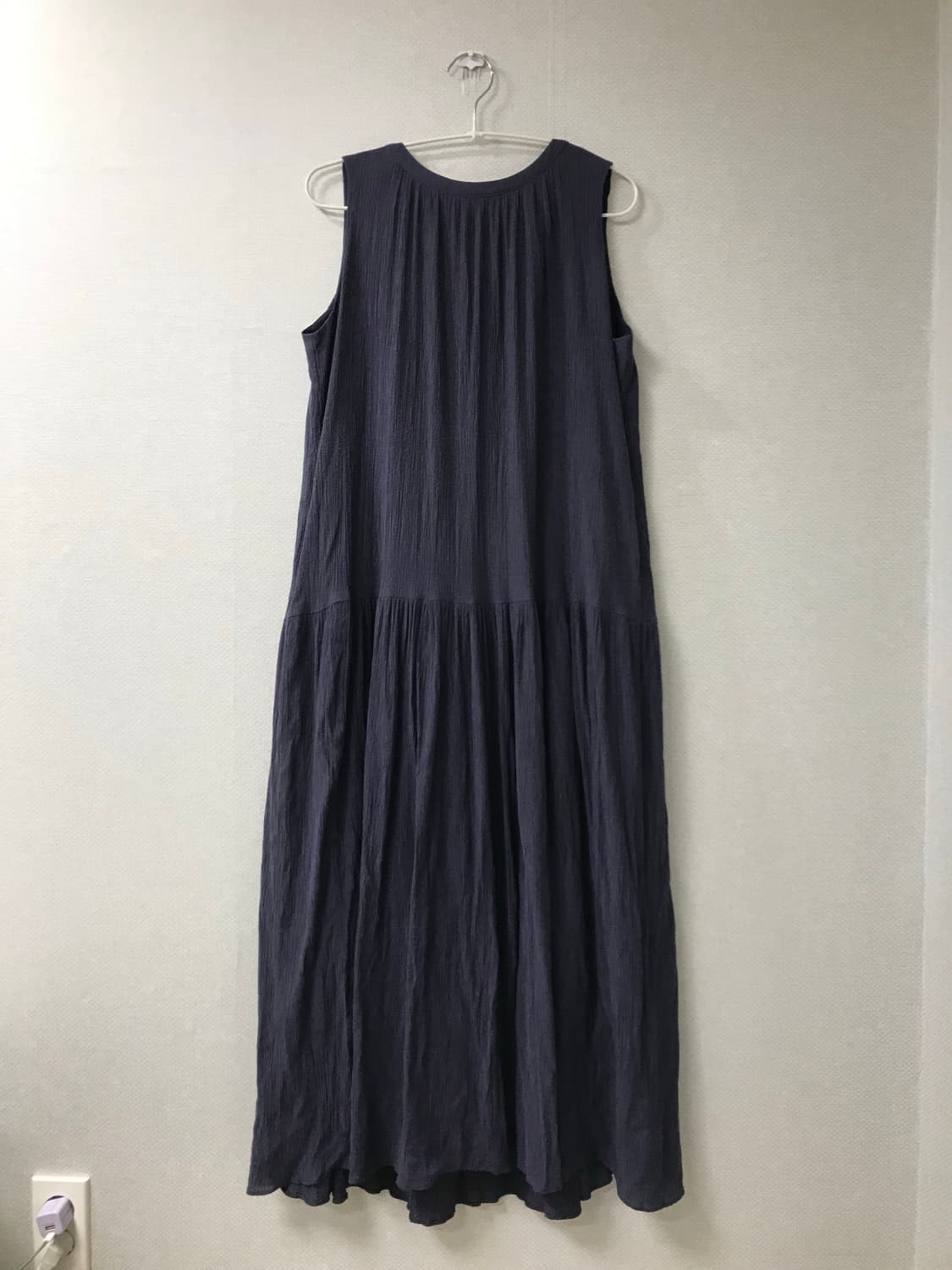 IENA navy long one-piece 네이비 슬리브리스 롱 원피스 상품이미지1