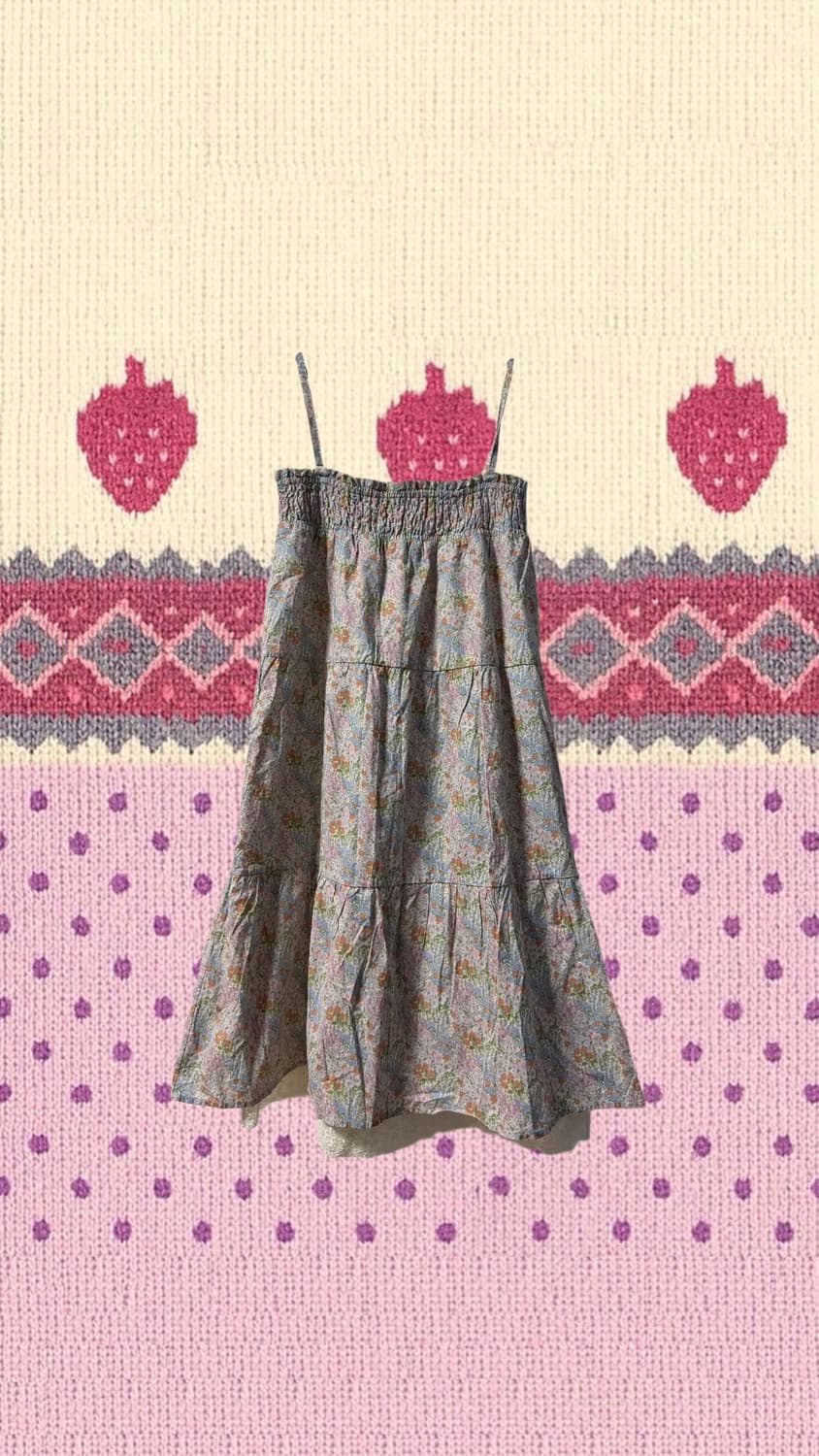 플라워 모리걸 빈티지 코디 세트  상품이미지7