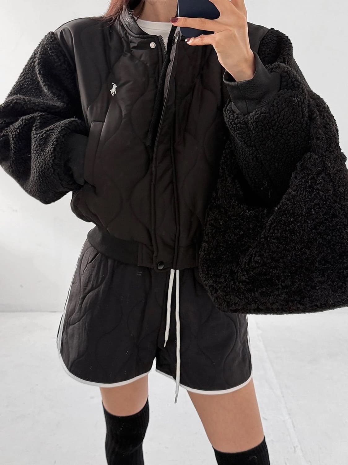 폴로랄프로렌 블루종 뽀글이 패딩 상품이미지2