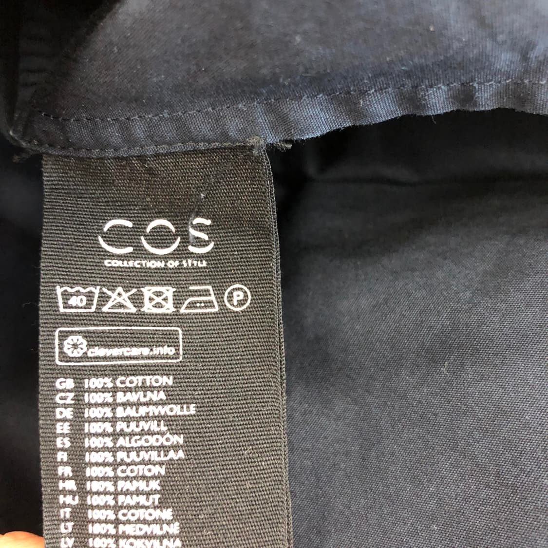 COS 코스 포켓 코튼원피스 EUR 36 상품이미지6