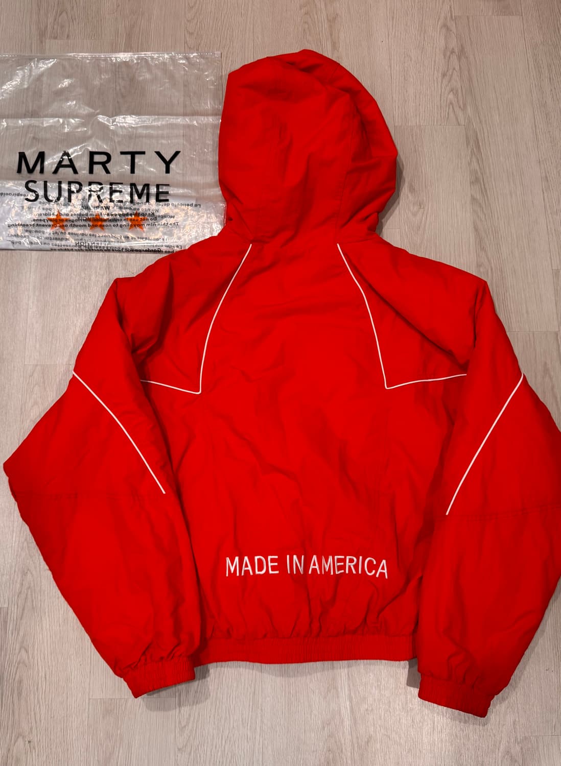 (XL) Marty supreme 마티 슈프림 자켓 오렌지 상품이미지3