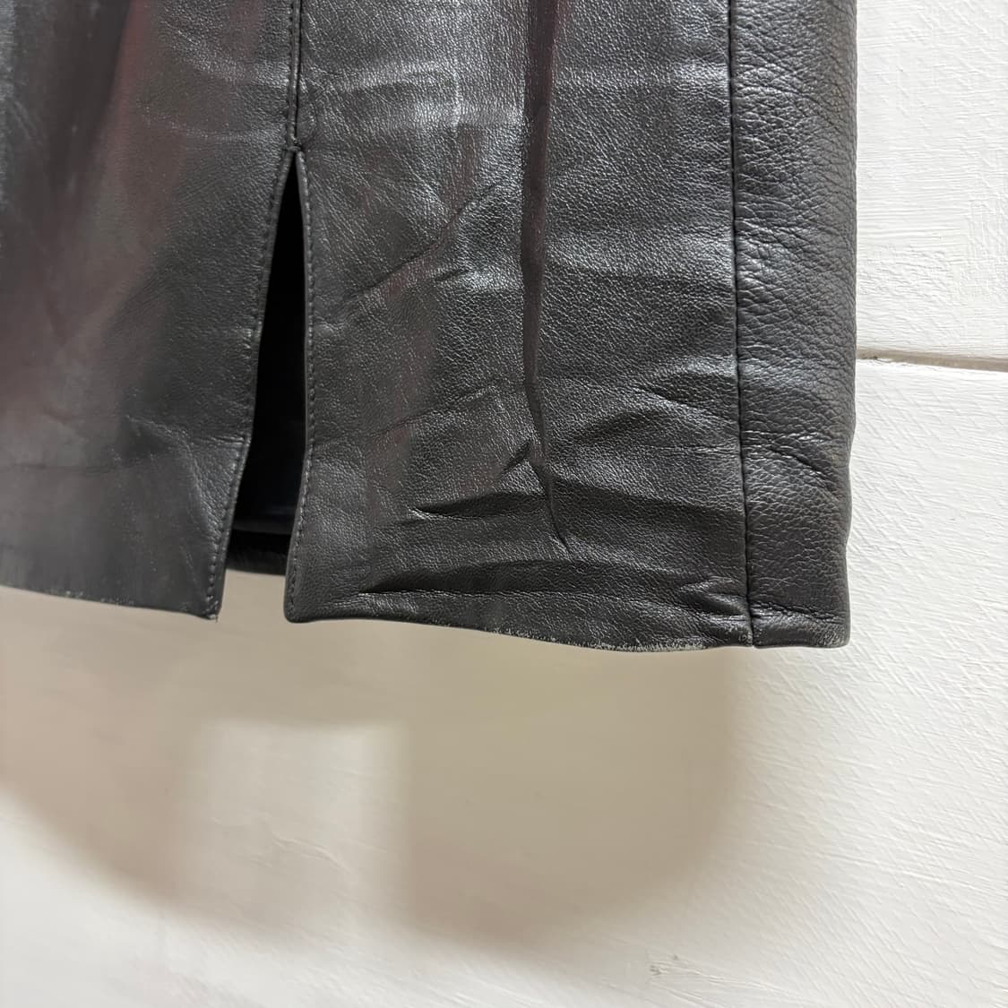 양가죽 램스킨 미디 스커트 JPN 상품이미지4