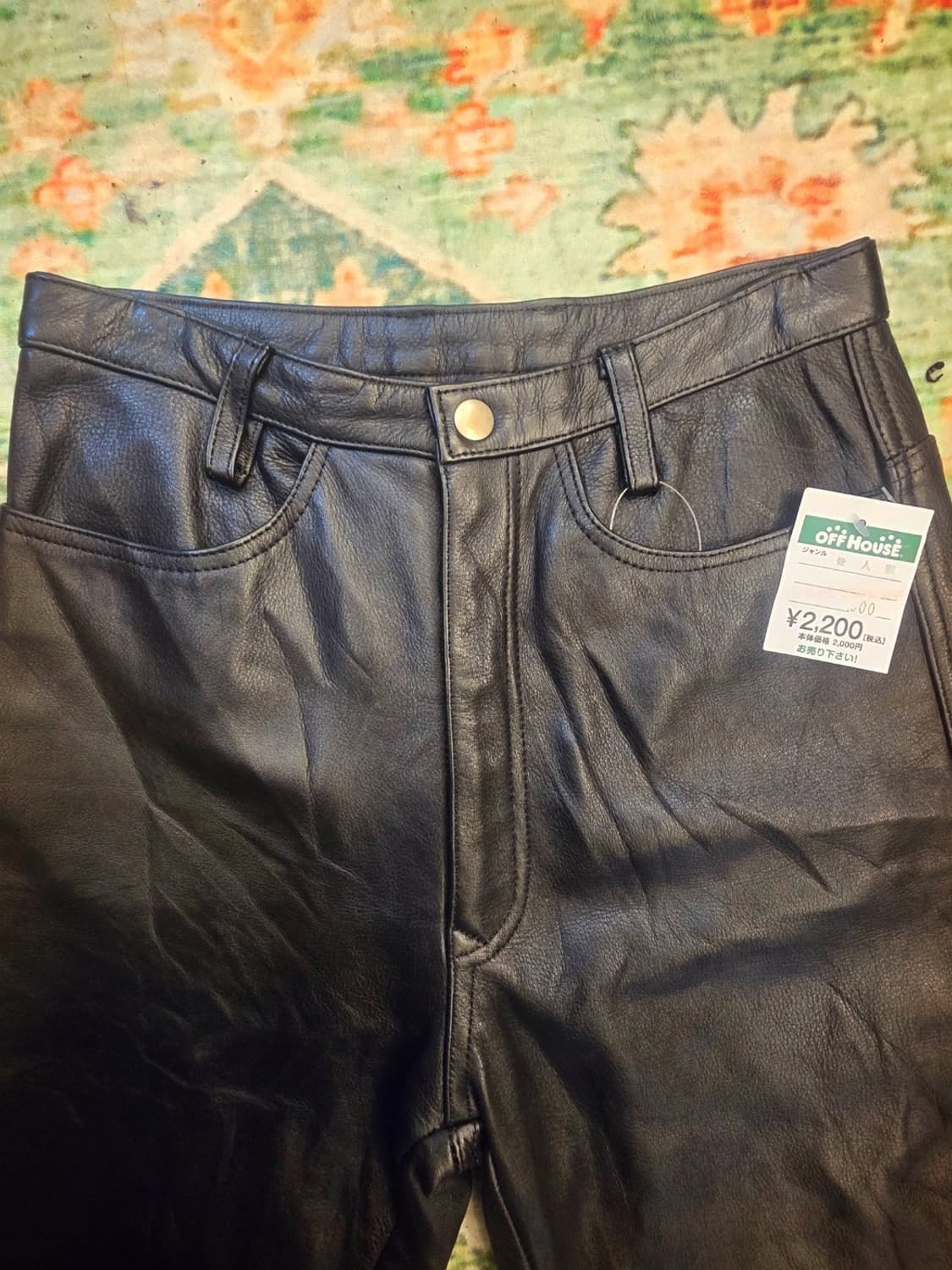 Clever Decor 레이디스 모터사이클 양가죽바지 상품이미지1