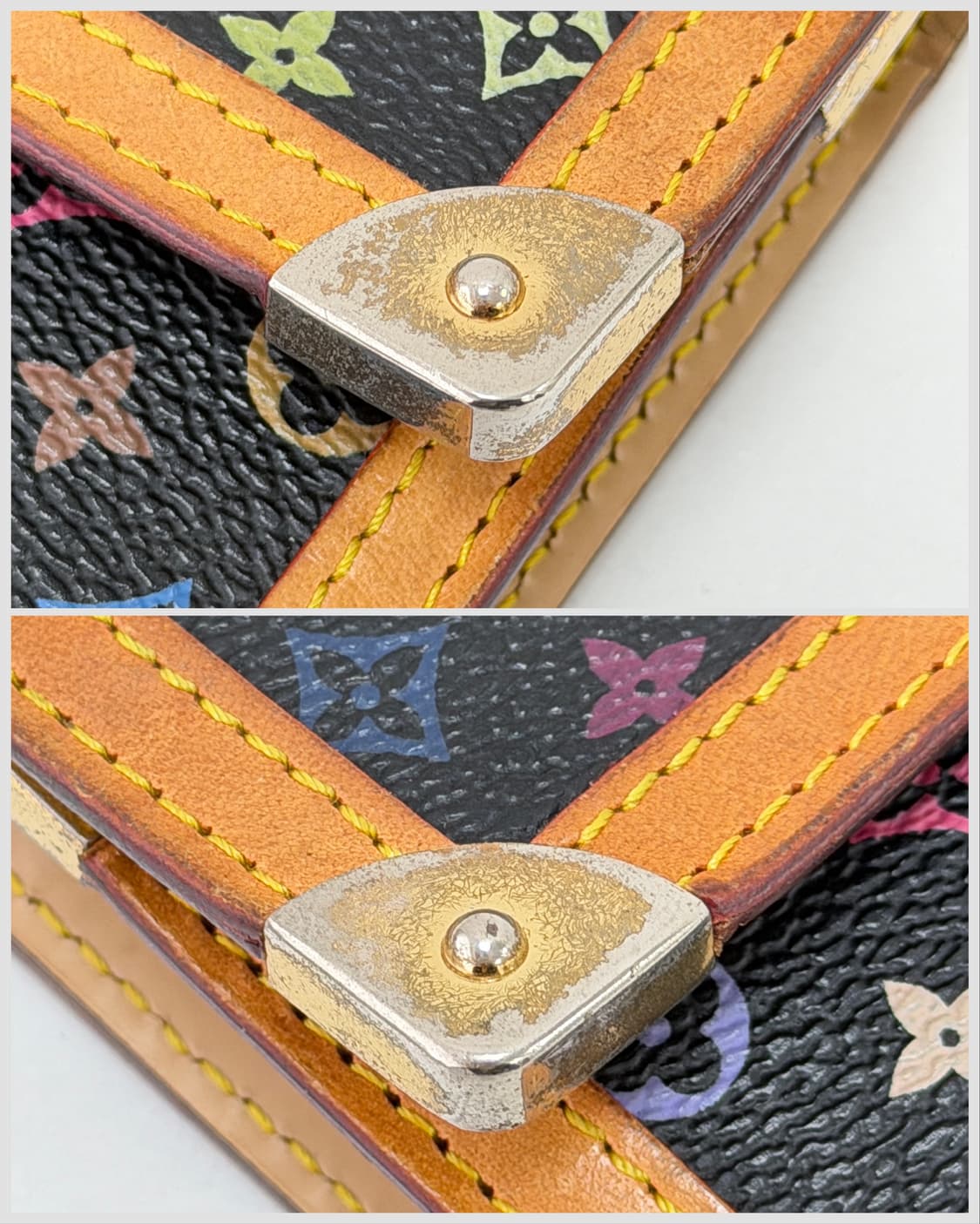 루이비통 무라카미 멀티컬러 포트트레소 장지갑 상품이미지4