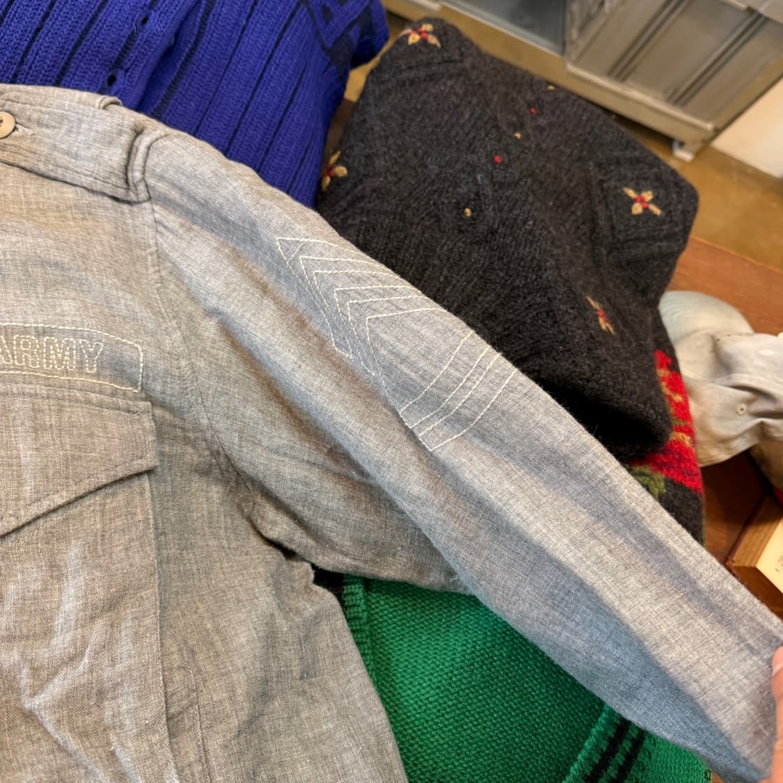 BALLISTICS 린넨 텍스처 코튼 M65 밀리터리 자켓 상품이미지6