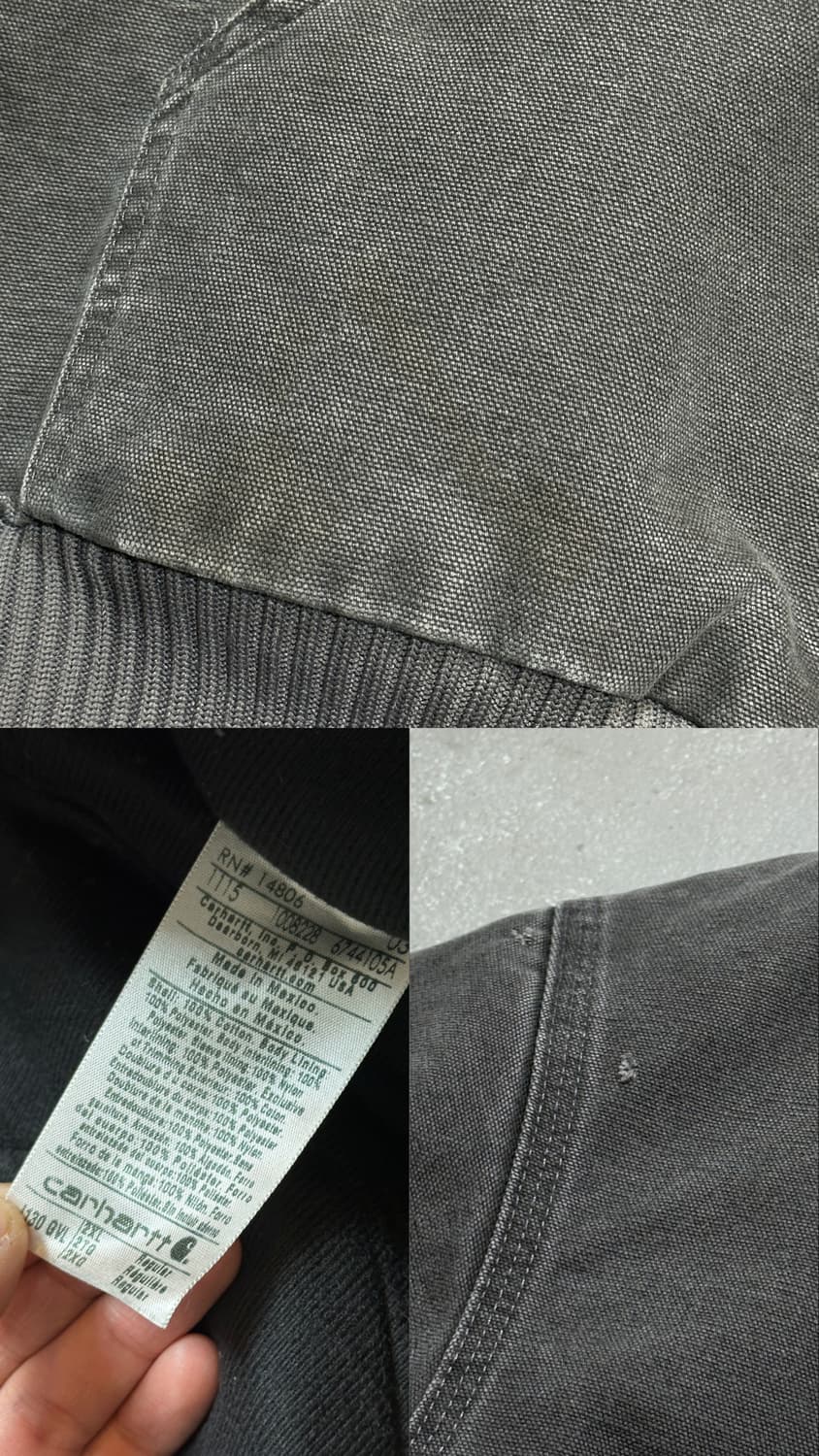 OG 칼하트 J130 액티브 자켓 칼하트 GVL 그레이 상품이미지10