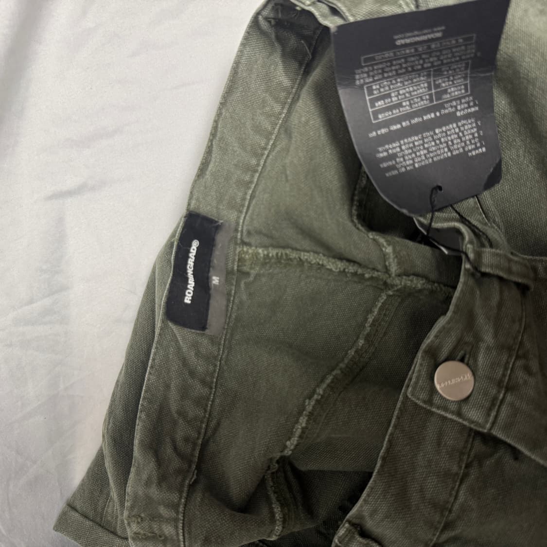 로어링라드 워시드 플립 니 팬츠 m 상품이미지7