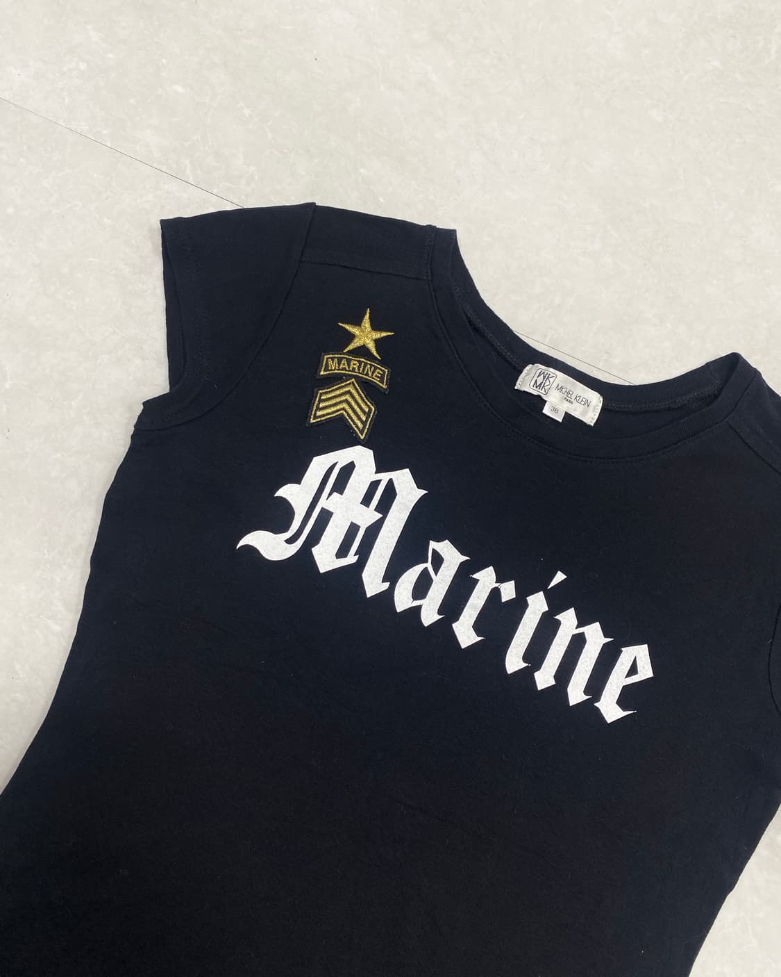 MICHEL KLEIN y2k Marine T-shirt 상품이미지6