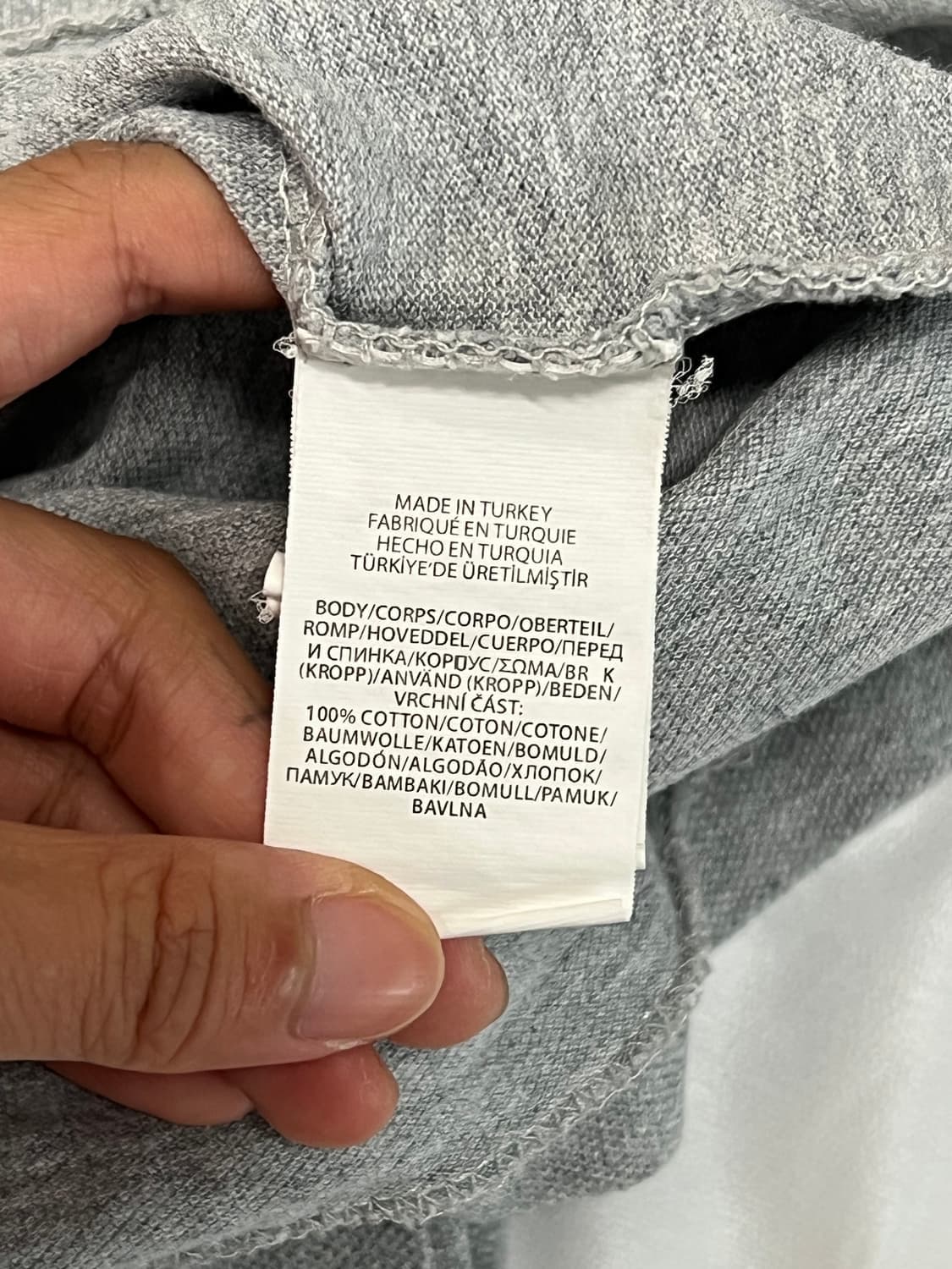 (XL) 폴로랄프로렌 커스텀슬림핏 PK 반팔 카라 티 그레이 상품이미지4