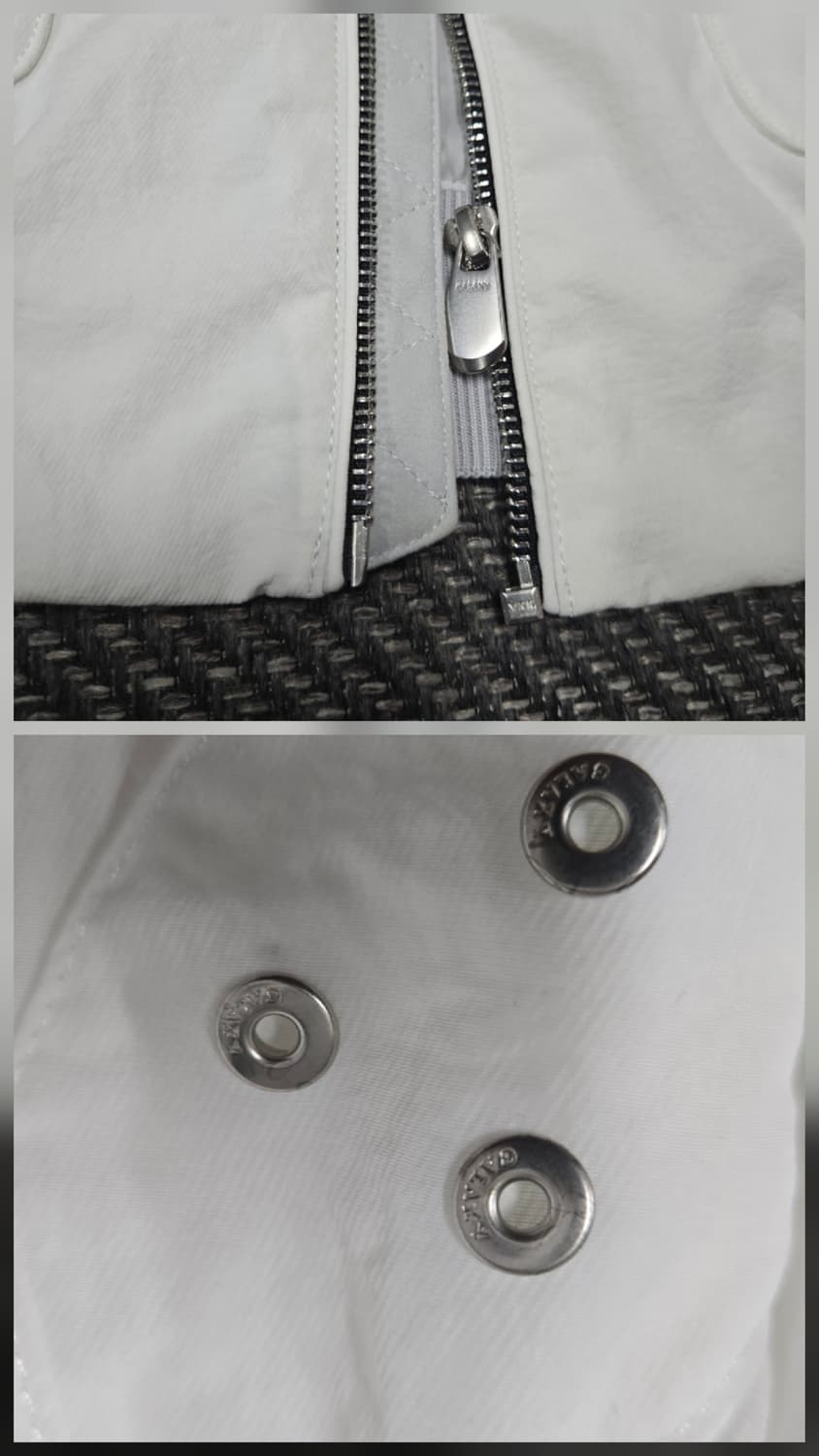 갤럭시 23ss 점퍼 화이트 봄버 자켓 상품이미지4