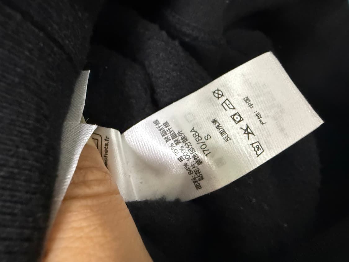 슈프림 사틴 아플리케 후드 스웨트셔츠 블랙 - 24FW 상품이미지9